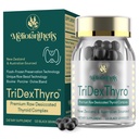 Thyroid Supplement – TriDexThyroTM Rå Desicated Thyroid Complex 375 mg med Bovine, Porcine & Ovine –120 Kapsler for kvinner og menn(1 Pack)