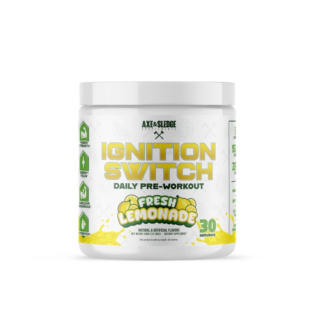 Axe & Sledge tenning bryter preworkout | Fresh Lemonade