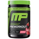 Muskel Pharm Assault Pre trening pulver for menn og kvinner - Energi og styrke øker pre-arbeid kosttilskudd med Beta Alanine, koffein, kreatin & Betaine Anhydrous - 30 Services, Watermelon Flavor