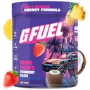 G Drivstoff Miami Nights 2.0 Energidrikk pulver, pre trening koffein blanding for spill, sukker gratis fokus Amino, vitamin + antioksidanter, 8.7oz (Strawberry Pina Colada, 40 serveringer)