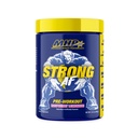MHP sterk AF, pre-arbeid, muskelbygging, styrke, ytelse, kreatin, Shilajit, Beta Alanine, Citrullin, Alpha-GPC, bringebær lemonade, 40 serveringer