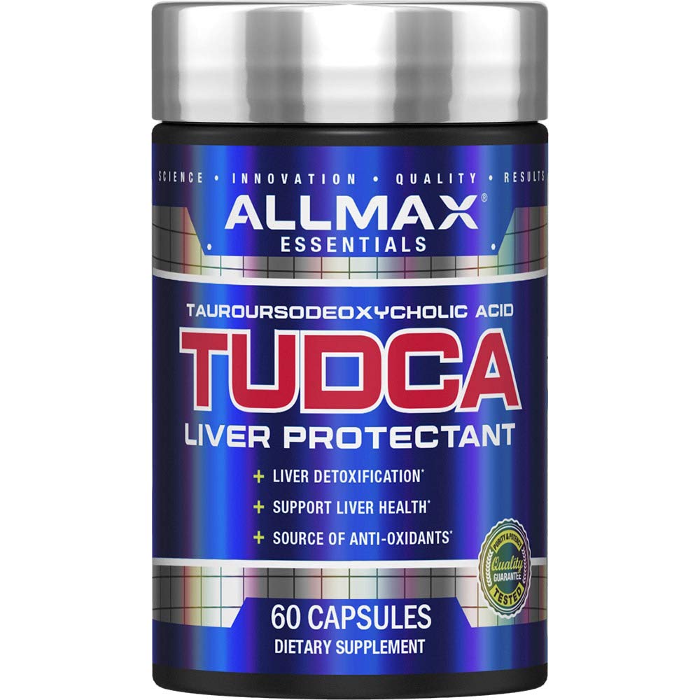 ALLMAX TUDCA + - 60 kapsler - Liver & Gut helse - Glutenfri og ikke-GMO - 60 Services