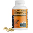 Bronson Glucosamine Chondroitin Turmeric & MSM Advanced Joint & Cartilage Formula, støtter sunne ledd, mobilitet og Cartilage - Ikke-GMO, 360 kapsler