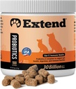 Extend® Probiotika for hunder - Digestiv helse, immunforsvar, Allergi og hudstøtte - Reduser gastrisk distress, Bloating, diarré - Naturlig, klinisk bevist, laget i USA