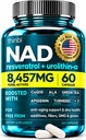 NAD Supplement 300Mg Extra Strength NMN Alternative Liposomal + Green Tea for Women & Men w/ Urolithin A, Resveratrol, CoQ10, Alpha Lipoic Acid