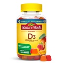 Naturlaget vitamin D3 2000 IU Per Serving Gummies, Bein, tenner, muskel og immun helse støtte, 45 dagers forsyning, 90 vitamin D Gummies for voksne