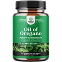 Wild Oregano Olje Softgels - Super konsentrert Softgels Olje av Oregano med Carvacrol 70% for Digestion & Immune Support - Herbal Kosttilskudd for Intestin Cleanse, Body Detox & Reparasjon - 120 Ct