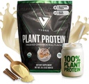 Vedge Vegansk Protein Powder - Planteprotein pulver med pee, Pumpkin & Sunflower - USDA Organic, Aminosyrer, Døyfri, Glutenfri, Soya Gratis, Keto, Ikke GMO, Smooth Texture - Cinnamon - 20 Services