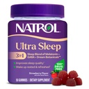 Narrol Ultra søvn 3-i-1 100% Drug-fri søvnhjelp blande med Melatonin, GABA & Botanicals, Dietary Supplement, Ikke-Habit Forming, 50 Gummies