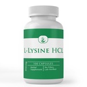 PURE ORIGINAL INGREDIENTS L-Lysine HCL (100 kapsler) Alltid ren, ingen additiver eller fyllstoffer, Lab verifisert