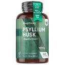 VektWorld Psyllium Husk Capsules 1500mg Per servering, 240 Vegan Capsules - 4 måneders forsyning - for digestiv helse - daglig Psyllium Hunk Fiber Supplement - Ikke-GMO, GMP-godkjent, & Allergen-fri