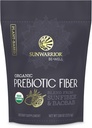 Sunwarrior Fiber Supplement Prebiotic Organic | Vegan Fiber Supplement Plant-drevet Gut Helse Booster med rene ingredienser for Digestive Harmony | Vegansk & Ikke-GMO | 8oz Pouch (30 SRV) Be godt