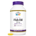 21st Century Fish Oil 1000 Mg Enterisk Coated Softgels, 180Count