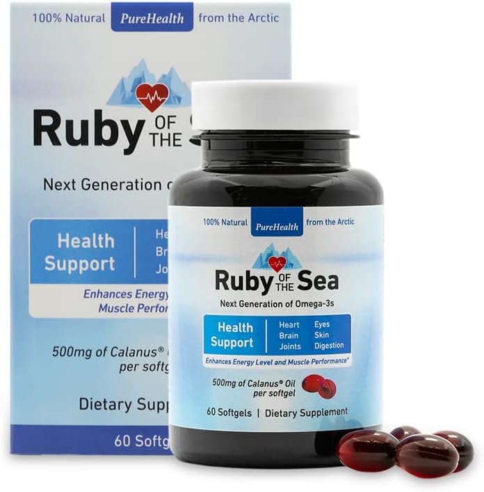 Marine Oil Supplement - Alle naturlige Calanus olje, Astaxanthin, Omega-3 og fettsyrer - hjerte og hjerne Helse ernæringstilskudd