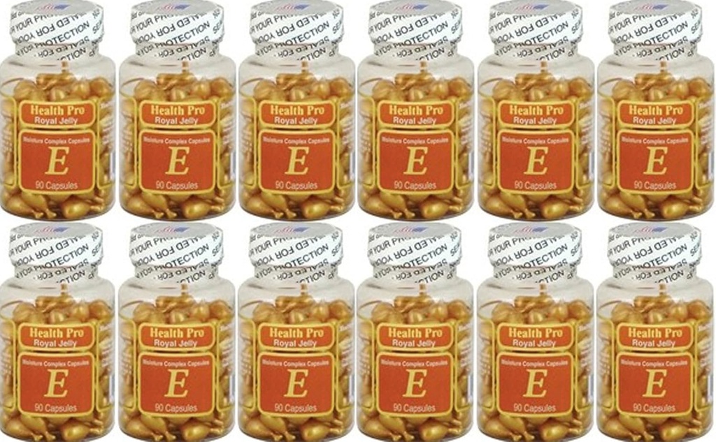 NU-Helse Royal Jelly Vitamin E Moisture Complex (90 kapsler) - 24 Pack