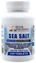 Peter's Choice Sea Salt Natrium klorid 450mg, 100 tabletter, Electrolyte støtte og balanse, Athletic Post Trening Rehydrering & Recovery. Hot Weather Aid. Forebygg dehydrering & Cramps. Laget i USA