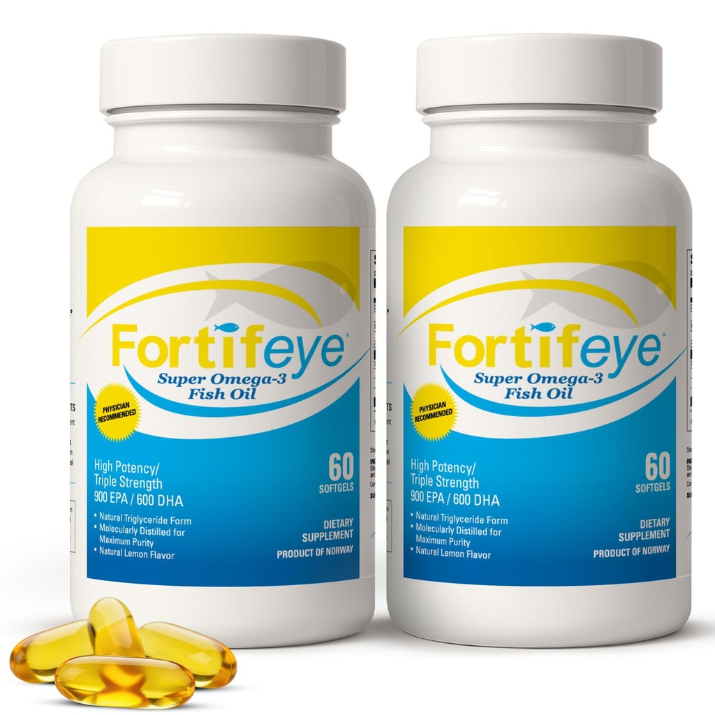 Omega 3 Fish Oil 120Count 1600 mg laget i Norge - høy potens fisk olje omega 3 kosttilskudd triglycerid form med EPA og DHA kosttilskudd for kvinner og menn ingen fisk etter smak naturlig sitron flavor