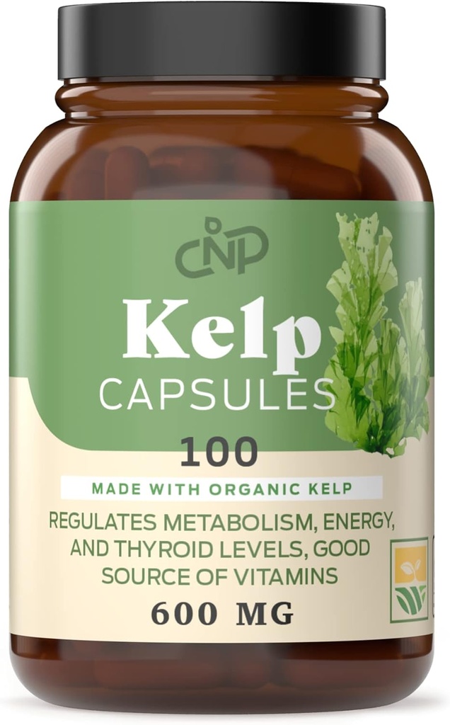 Kelp Powder 100 Kapsler, Gallblåser Komplet 8oz, Digestive Enzymer 100 Kapsler, Liver Complete 8oz & Uric Acid Complete 8oz Bundle