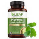 B'LEAF NATURE Organic Moringa Capsules 1000mg, 90mg – Moringa Capsules med organisk Olefeira pulver for immunstøtte, energi og balanse – Vegan, ikke-GMO kosttilskudd for daglig velvære