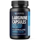 L-Arginine Capsules med L-Citrulline - Nitric Oxid Supplement - L Arginine og L Citrulline blanding - 60 greve - Vegan, ikke-GMO Kapsler for ytelse, utholdenhet og muskelstøtte - 1 måneds levering