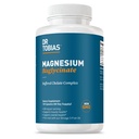 Dr. Tobias Magnesium Bisglycinat, høy absorpsjon Magnesium Buffered Chelate Complex, 200 mg per kapsel, støtter energi, muskler, bein og felles helse, ikke-GMO Magnesium Supplement, 120 kapsler