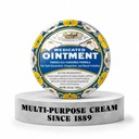 Rawleigh Medisinert Ointment: 4.5 oz Blå Tin, voksne og barn: Topical Chest Rub for kulde, Nasal kongessjon, mindre smerter og smerte, med Camphor, Menthol & Eucalyptus, ikke-Greasy Formula - Pakke med 1