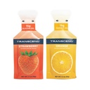 Transcend Foods Strawberry + Orange Gels (1,1 oz, Pakke med 10) Hurtigpåførende Carb Gel Strawberry og Orange Flavor – Koffeinfri, Glutenfri