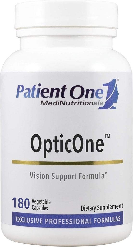 Pasienten en OpticOne | Supplement for å støtte Optic Nerve Helse og Øyesynsfunksjon* | Med vitaminer A og E, Lutein, ALA og mer 180 Kapsler