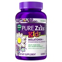 PURE Zzzs Kidz, Kids Melatonin Gummy, søvnhjelp, lavt antall Melatonin for barn, med kamille og lavendel, Melatonin 1 mg, Melatonin Gummies Kids, Berry Flavored, 72 søvn Gummies