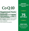Naturens Bounty CoQ10, støtter hjerte helse, kosttilskudd, 100 mg, 75 Softgels (pakke med 2)