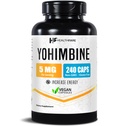 Healthfare Yohimbine HCL 5mg | 240 Vegan Capsules | Maximum Strength Formula | Vegan, Non-GMO, Gluten-Free | Made in the USA