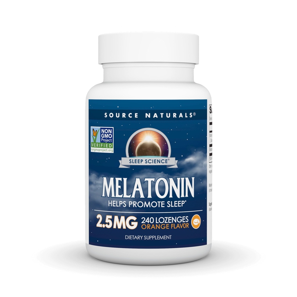 Kilde Naturals Melatonin 2,5 mg - 240 Orange Flavored Lozenges