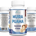 Muira Puama Kapsler - Konsentrert 4:1 Ekstrakt, tilsvarende 2200mg per kapsel, 60 Kapsler