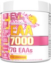 EAA Aminosyrer pulver - EAA essensielle aminosyrer pre & post trening pulver for muskelbygging utholdenhet og gjenoppretting støtte med 7g per servering Plus 5g BCAA (Pink Lemonade, 30 serveringer)