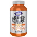 NU Sport Ernæring, Arginin & Citrullin 500 mg/ 250 mg, Aminosyrer, 240 Veg Kapsler