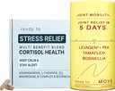 Joint & Stress Relief Set | Cortisol Helse & Joint Mobility med Ashwagandha, L-theanin, Magnesium, Tamaflex® Turmeric og Pea | Calm & Joint Supplements Pack