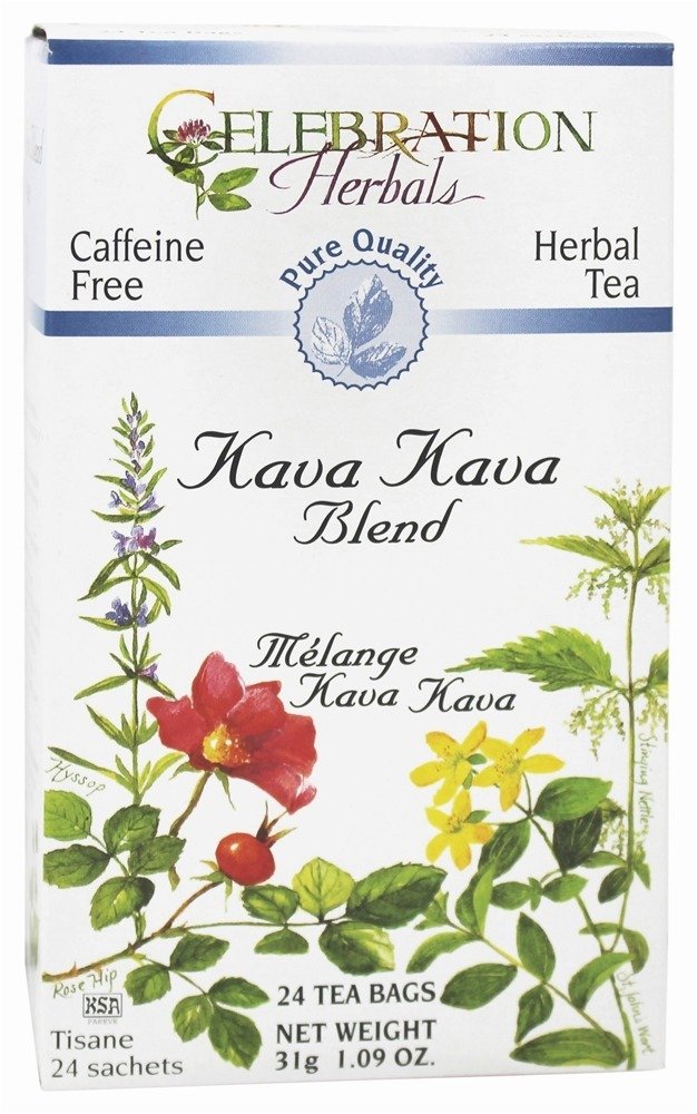 CELEBRATION HERBALS Organic Kava Kava Te, 24 CT