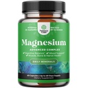 Høy absorpsjon Magnesium Complex Supplement - Magnesiumoksid 500mg med Citrat 500mg for søvn og Mood Support - ren Citrat per servering for muskel mage og digestion
