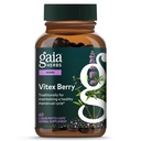Gaia Herbs Vitex Berry - støtter hormonbalanse og fruktbarhet hos kvinner - 60 Vegan flytende fyto-kapsler (30-dagers forsyning)