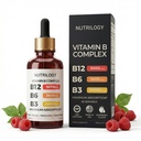 Vitamin B kompleks for menn og kvinner - Riboflavin B2, B3, B5, B6, B12 B-kompleks Supplement - Nerve smerte, energi, hjerne og hjerte støtte - laget i USA, 60 serveringer