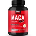 Force Factor Maca Max, Maca Root Kapsler for å maksimere vitalitet og ytelse, laget med svart Maca, rød Maca, & gul Maca pulver, Maca Root Powder, 2000mg, 120 Kapsler