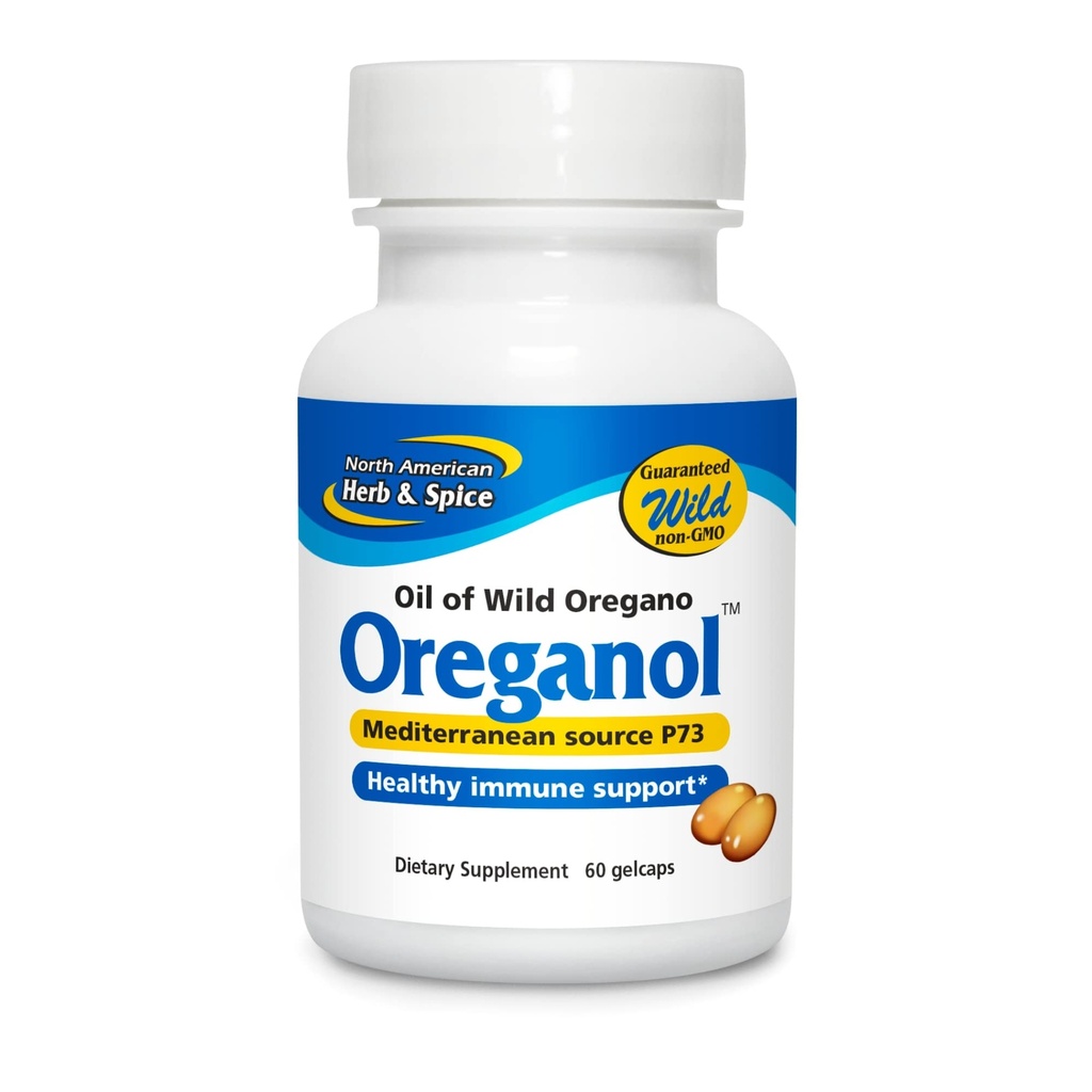 Nordamerikanske urter og krydder, Oreganol P73 Gel-Capsules, 60-talls
