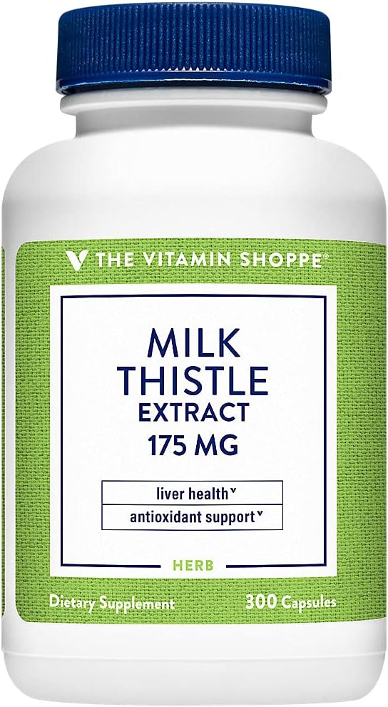 Vitamin Shoppe Milk Thistle Extract 175 MG (300 kapsler)