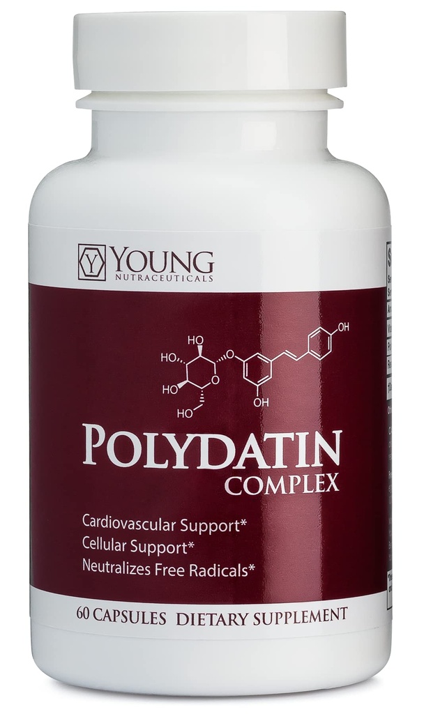 Mirica YoungNutra Polydatin Kompleks med Resveratrol- høy absorpsjon - 60 kapsler