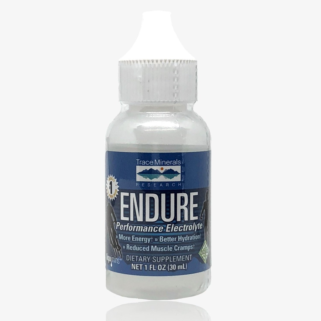 Trace Minerals Endure - flytende Mineral Absorpsjon støtte Supplement - Electrolyte Supplement til å hjelpe Hydration & sunn energi - ytelse støtte med magnesium & kloride - 1 fl oz (48 serveringer)