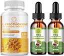 L-Ergothioneine Mushroom Complex Capsules & TMG (trimetylglycin) flytende dråper