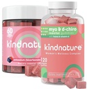 kjennatur Myo-Inositol & høy Kalium Supplement Bundle - Hormonal Helse & Muskel støtte Gummies