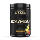 Stål Supplements | Høy ytelse BCAA EAA pulver | fremmer lean muskelvekst og trening utholdenhet | 2:1:1 Forhold til å gjenopprette muskel raskere 30 serveringer. (Bohemian Bliss)