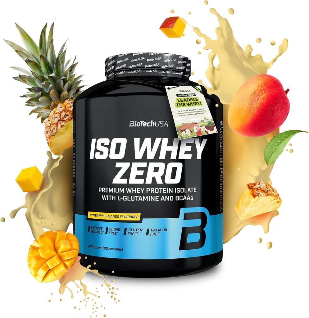 Biotech USA Iso Whey Zero 2.27kg Pineapple Mango av BiotechUSA