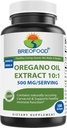 Brieofood Oregano olje 10:1 Ekstrakt 500 mg per servering - Inneholder naturlig Occuring Carvacrol - sunn immunfunksjon - 180 Softgels
